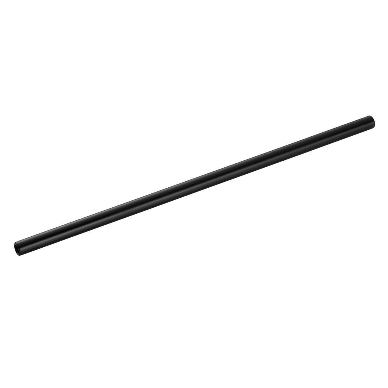 Glastrinkhalm mit Bürste 230 mm schwarz / Set á 50 Stück